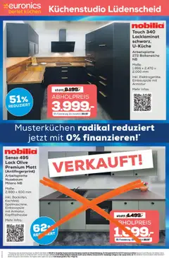 Euronics Küchen-Abverkauf Berlet ab 05.09.2025 gültig | Seite: 18 | Produkte: Armatur, Kuchen