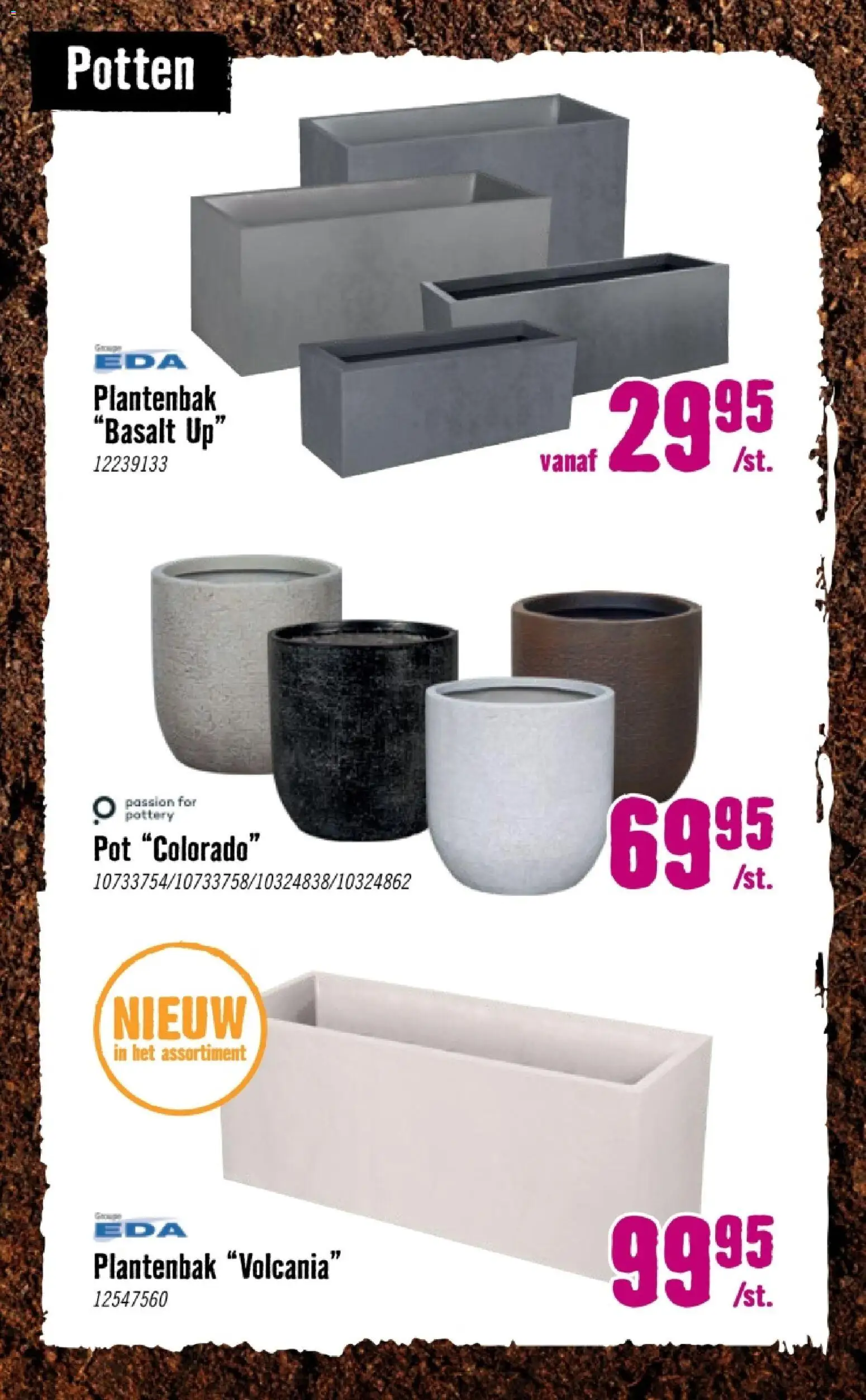 {H1} | Pagina: 16 | Producten: Pot