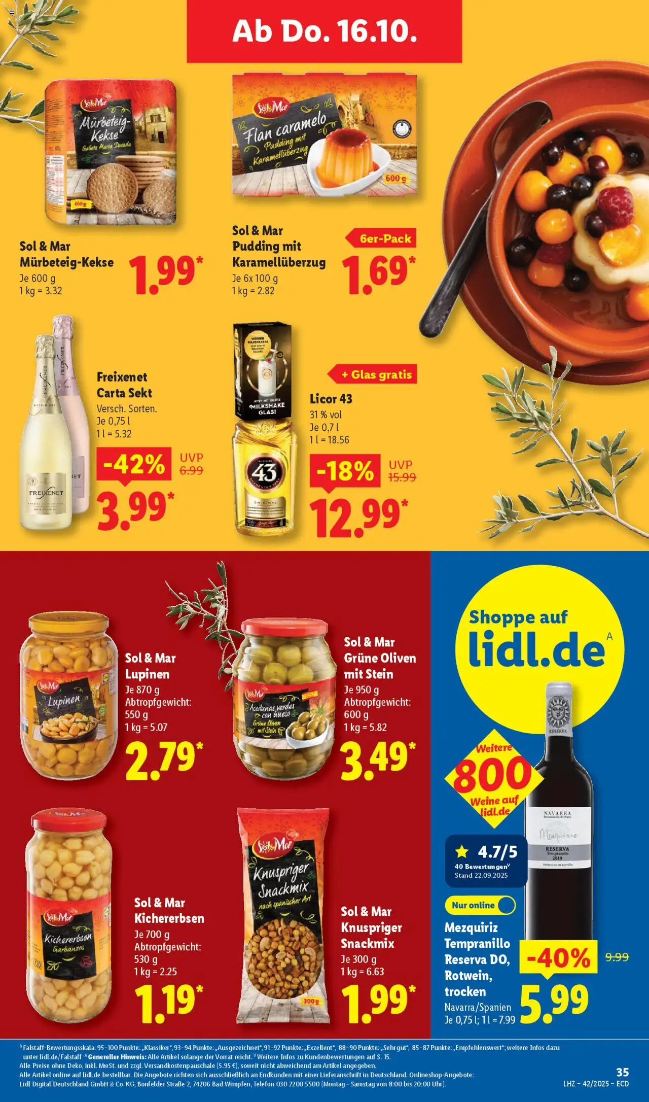 Lidl - Prospekt – gültig ab 13.10.2025 | Seite: 53 | Produkte: Freixenet, Sekt, Bad, Telefon