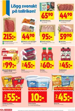 ICA Kvantum - Landskrona - Förhandsvisning av reklamblad från butik ICA Kvantum aktuell från 10.11.2025 | Sida: 6 | Produkter: Hamburgare, Creme fraiche, Ost, Salami