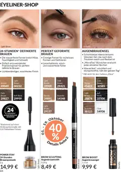 AVON Katalog Oktober 2025 ab 01.10.2025 gültig | Seite: 56 | Produkte: Finish, Augenbrauenstift