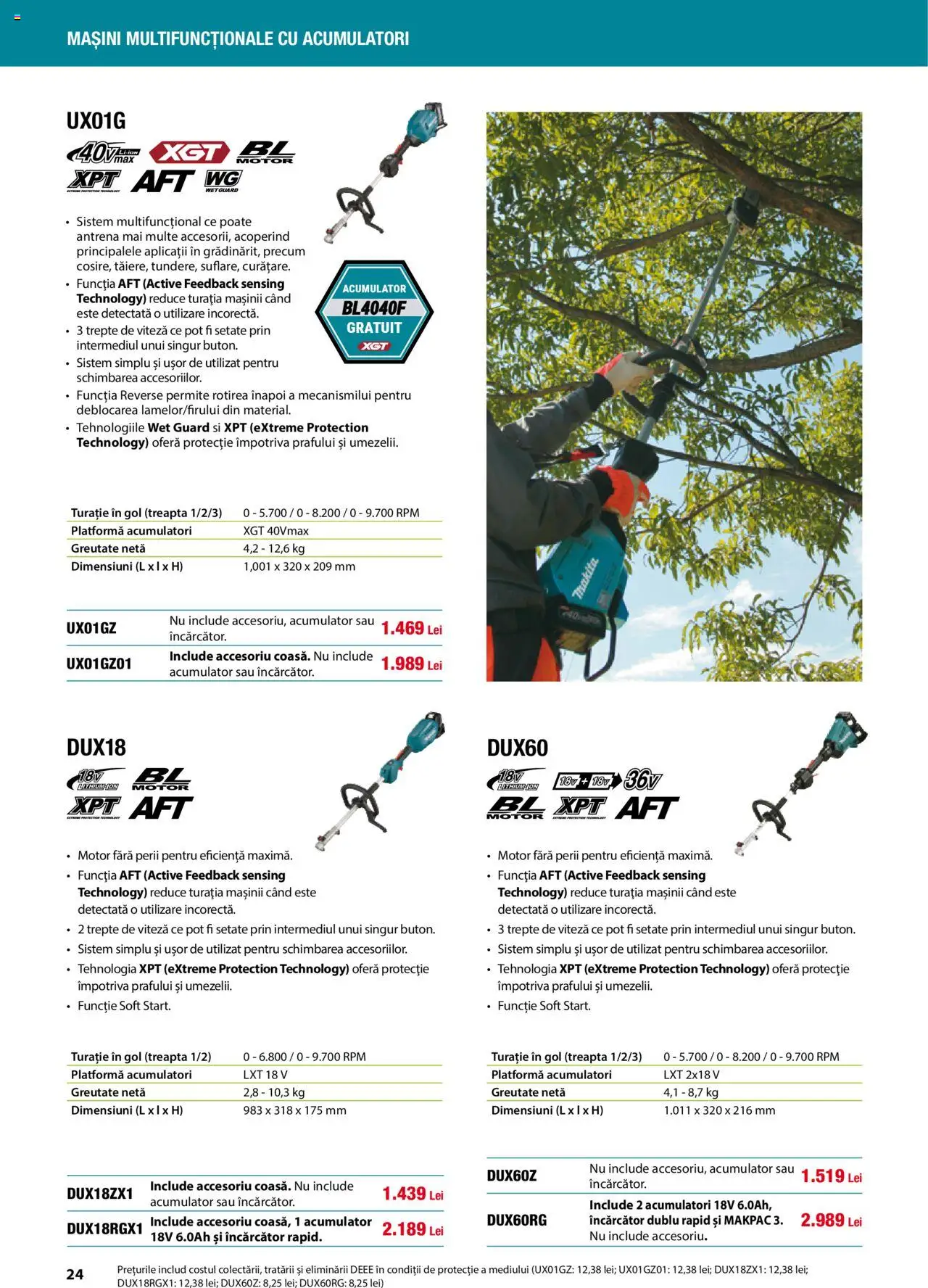 Noul catalog Makita – valabil de la 01.04.2025 | Pagină: 24 | Produse: Încărcător