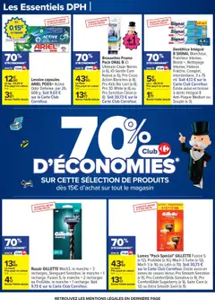  | Page: 19 | Produits: Ariel, Rasoir, Brosse, Lessive