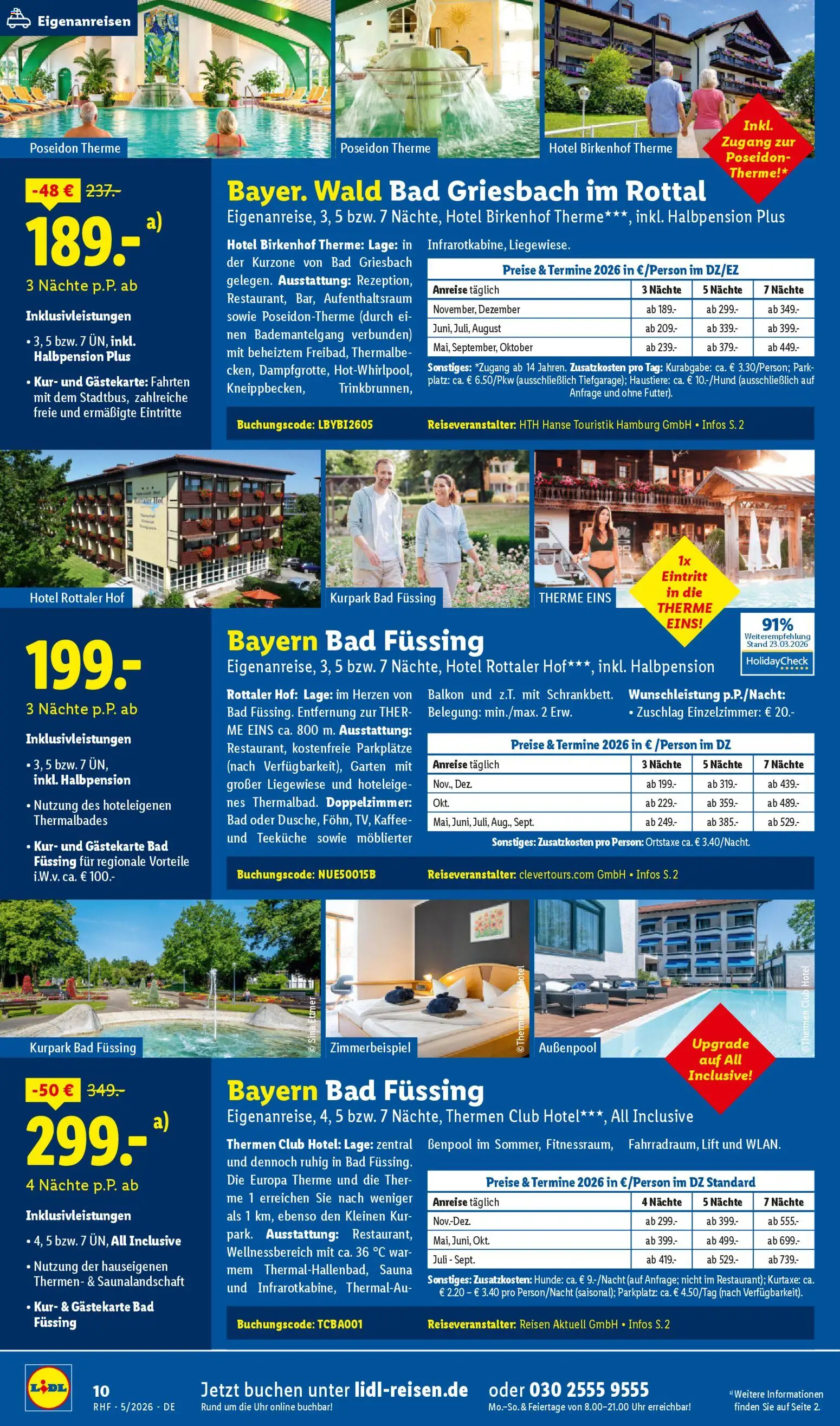 Lidl Reisen Prospekt 	 – gültig ab 29.04.2026 | Seite: 10 | Produkte: Kaffee, Bad, Uhr