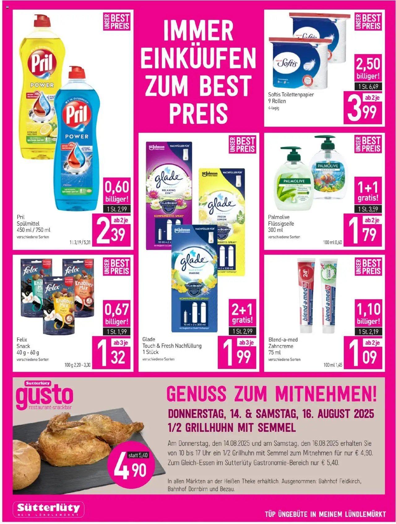 Sutterlüty Flugblatt gültig ab 14.08.2025 | Seite: 8 | Produkte: Zitrone, Uhr