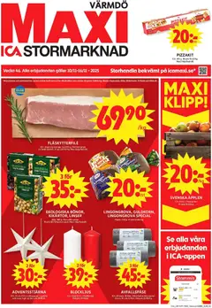 ICA Maxi - Värmdö - Förhandsvisning av reklamblad från butik ICA Maxi aktuell från 10.11.2025