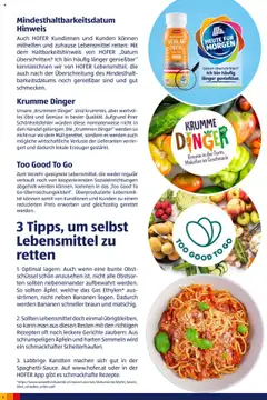 Hofer Heute für Morgen-Magazin gültig ab 02.10.2024 | Seite: 6 | Produkte: Gemüse, Obst, Bananen