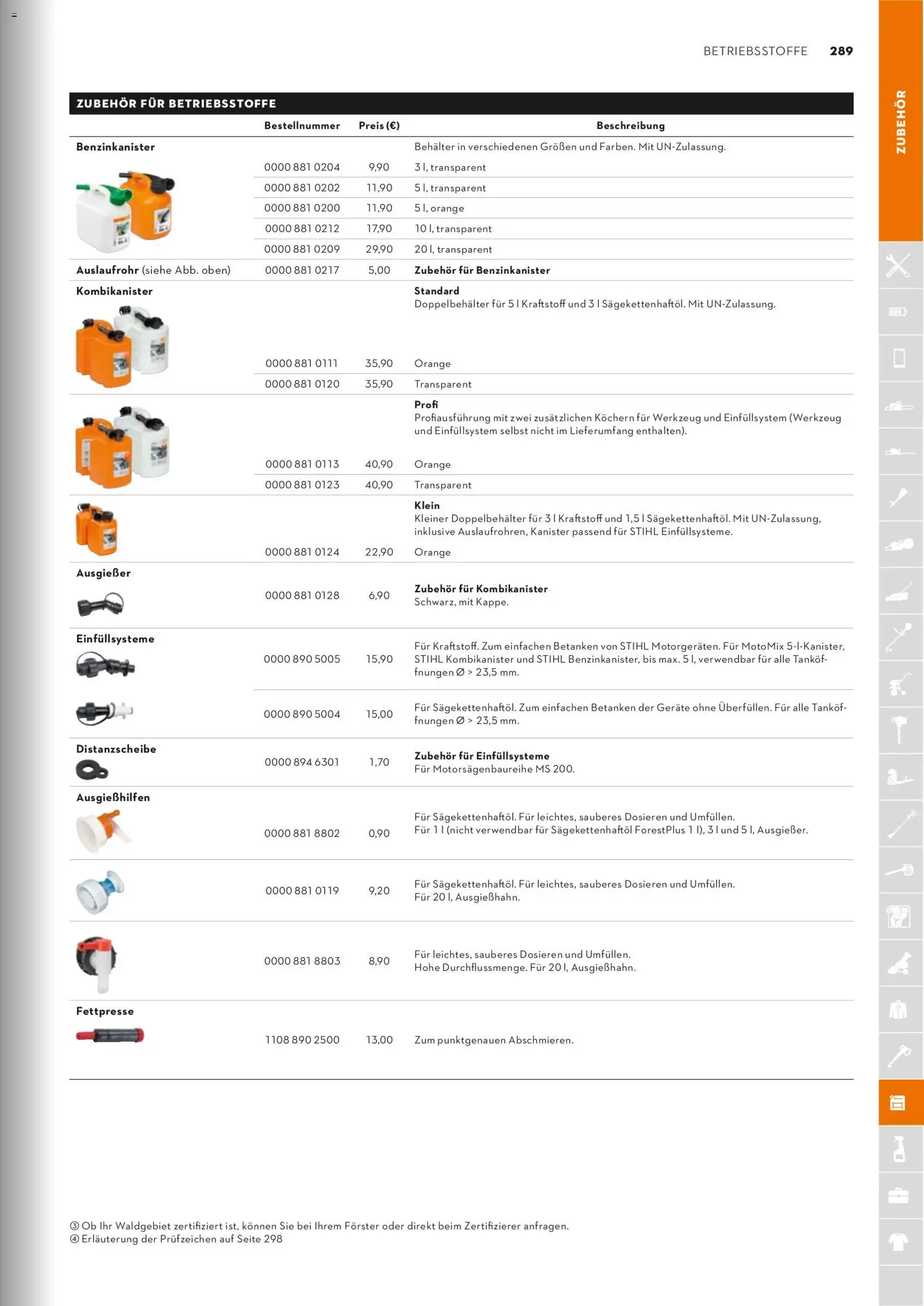 STIHL Katalog – gültig ab 01.01.2026 | Seite: 289