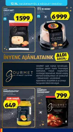 Aldi Akciós újság - amely érvényes a következő dátumtól: 11.12.2025 | Oldal: 54