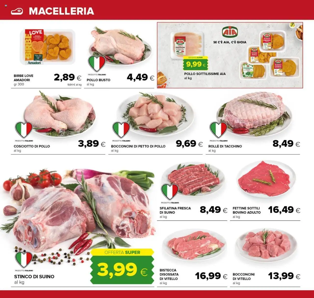 Volantino Tigre del 25.09.2025 | Pagina: 4 | Prodotti: Bovino, Pollo, Suino, Tacchino