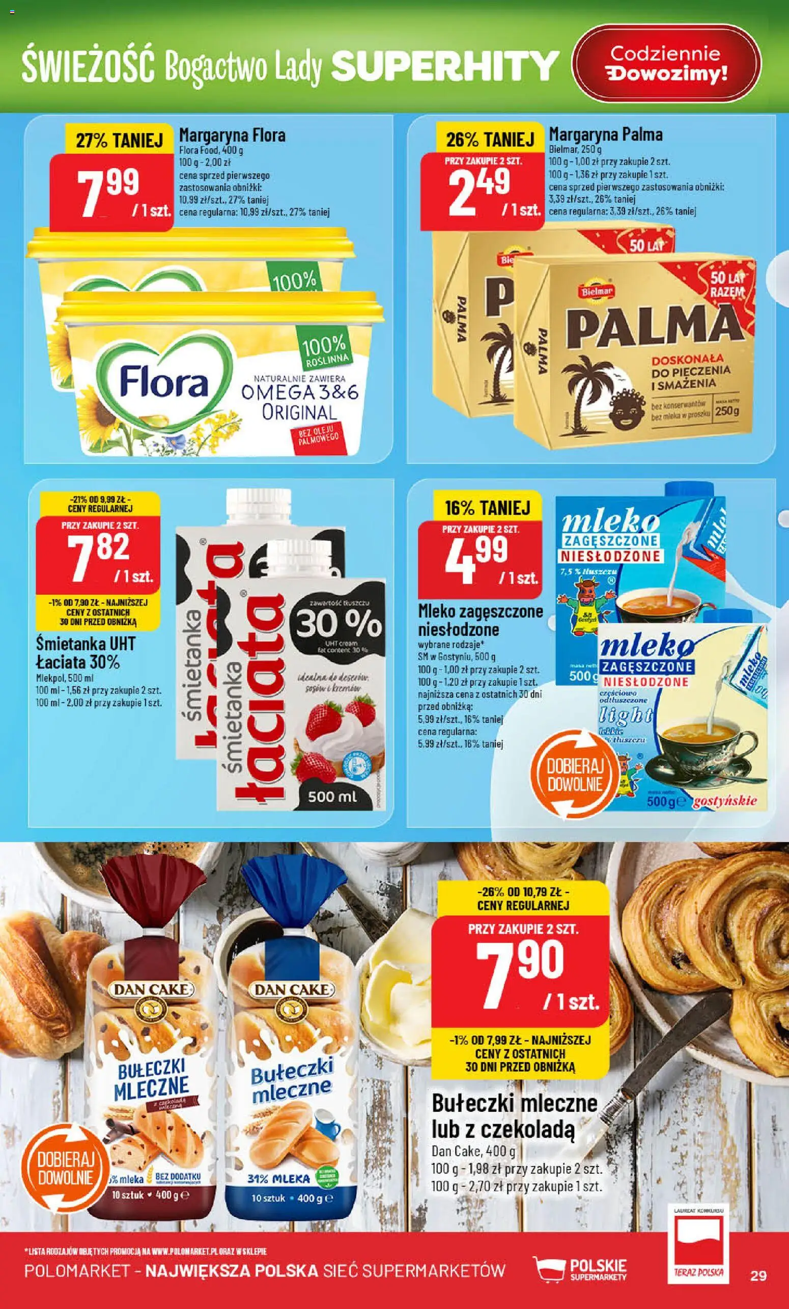 POLOmarket Gazetka od 04.02.2026 | Strona: 29 | Produkty: Mleka, Margaryna, Mleko, Czekolada