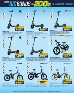 Anteprima del volantino BRUNO volantino valido a partire dal 09.04.2026 | Pagina: 21 | Prodotti: Monopattino, Bici elettrica, Batteria, Monopattino elettrico