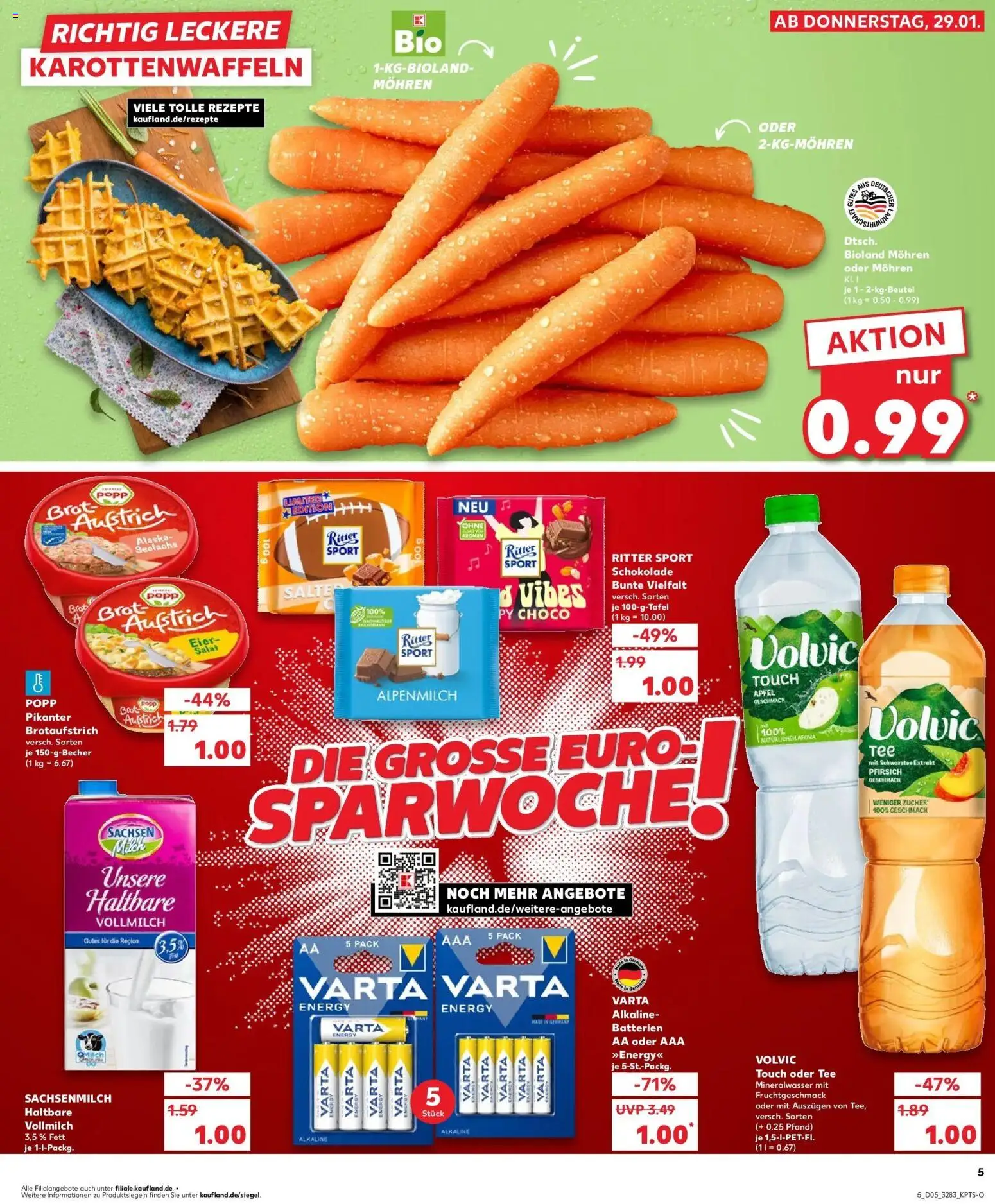 Kaufland prospekt Berlin	 – gültig ab 02.02.2026 | Seite: 5 | Produkte: Äpfel, Mohren, Tee, Salat