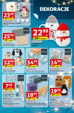 Pogląd oferty "Auchan Black Friday" - ważna od 27.11.2025 | Strona: 17 | Produkty: Dywanik łazienkowy, Poduszka