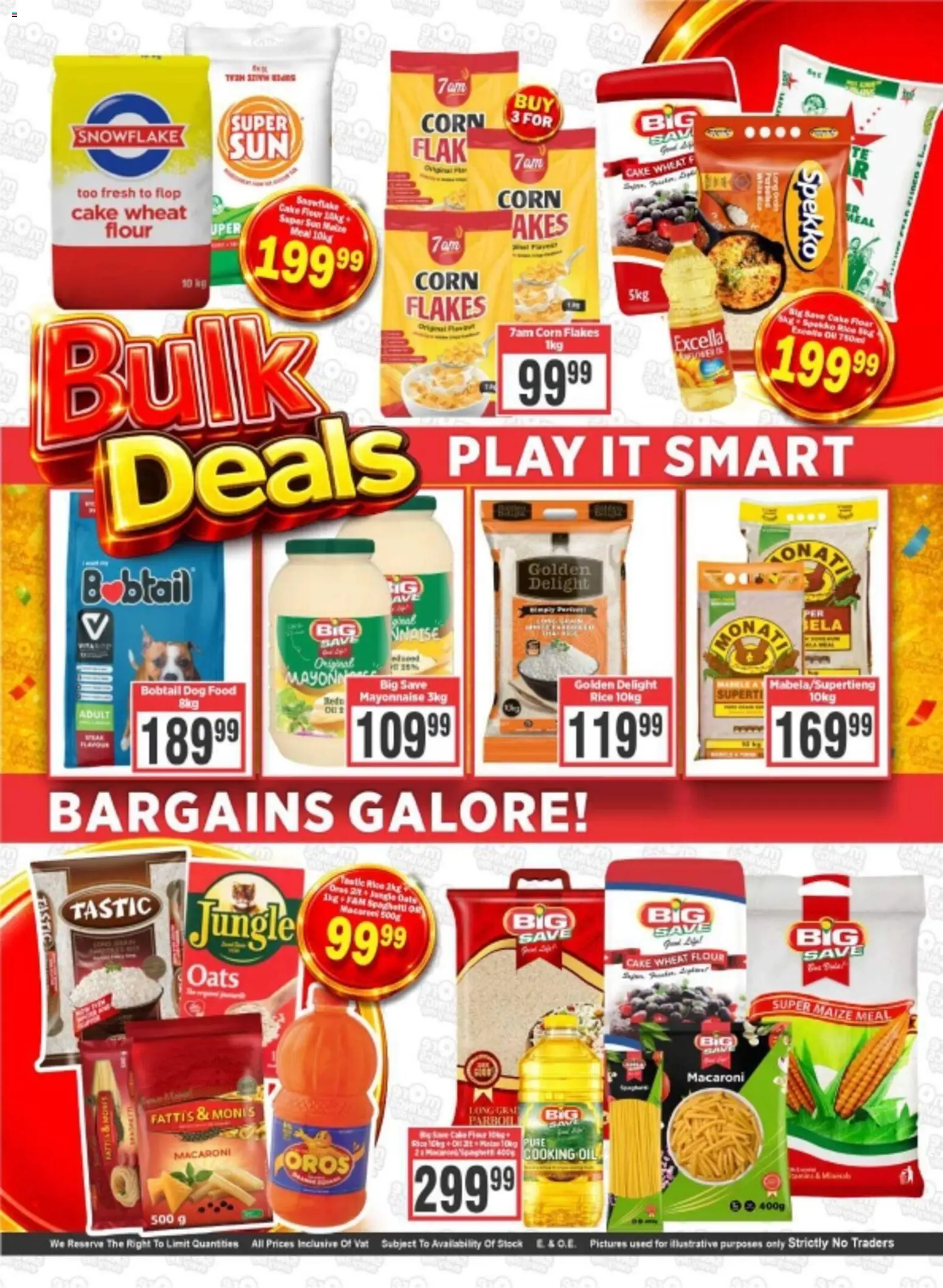 New Big Save catalogue – valid from 25.02.2026 | Page: 3 | Products: Oats, Rice, Flakes, Dog food