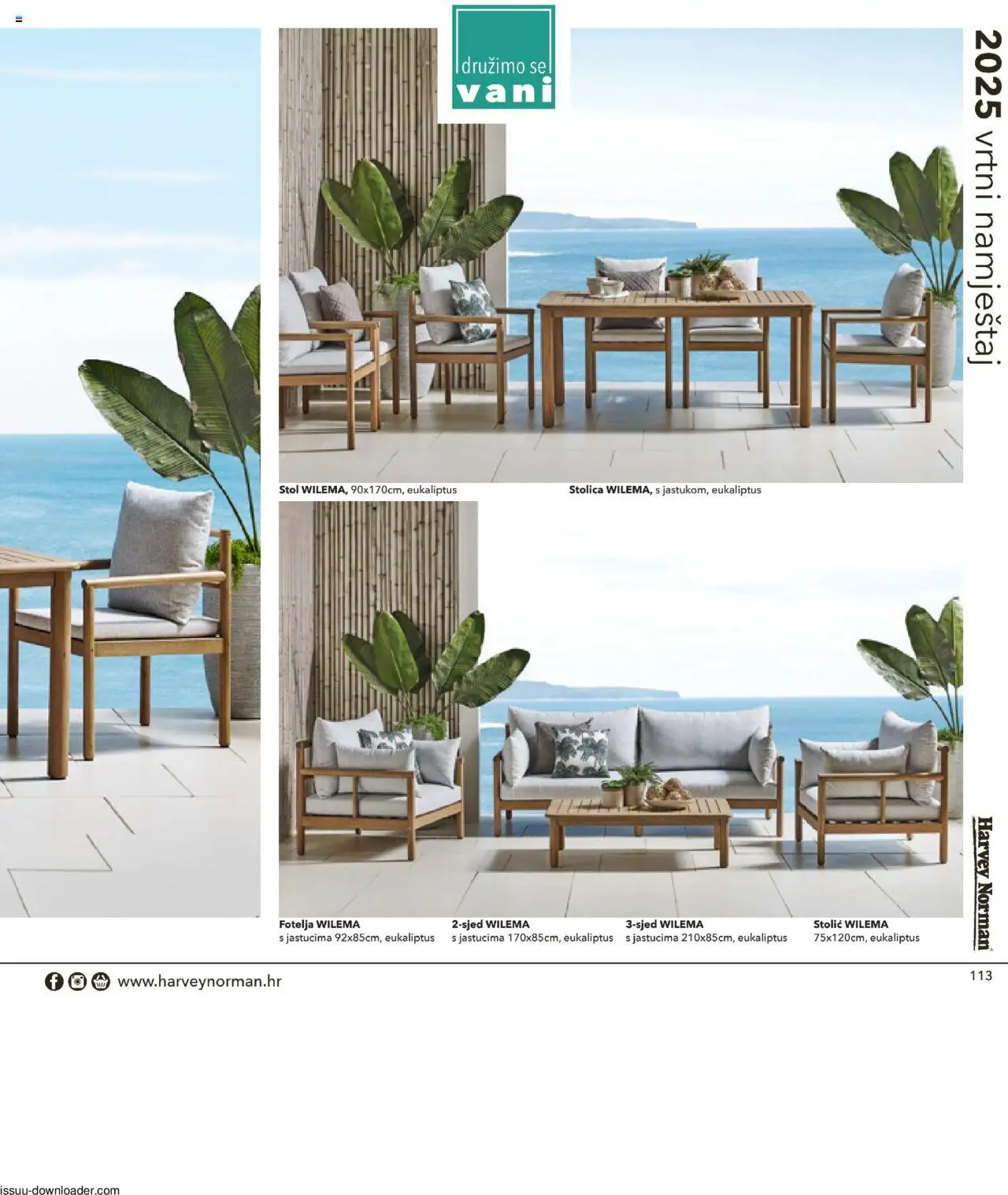 Harvey Norman katalog | vrijedi od 19.03.2025 | Stranica: 113 | Proizvodi: Stolić, Stol, Stolica, Vrtni namještaj