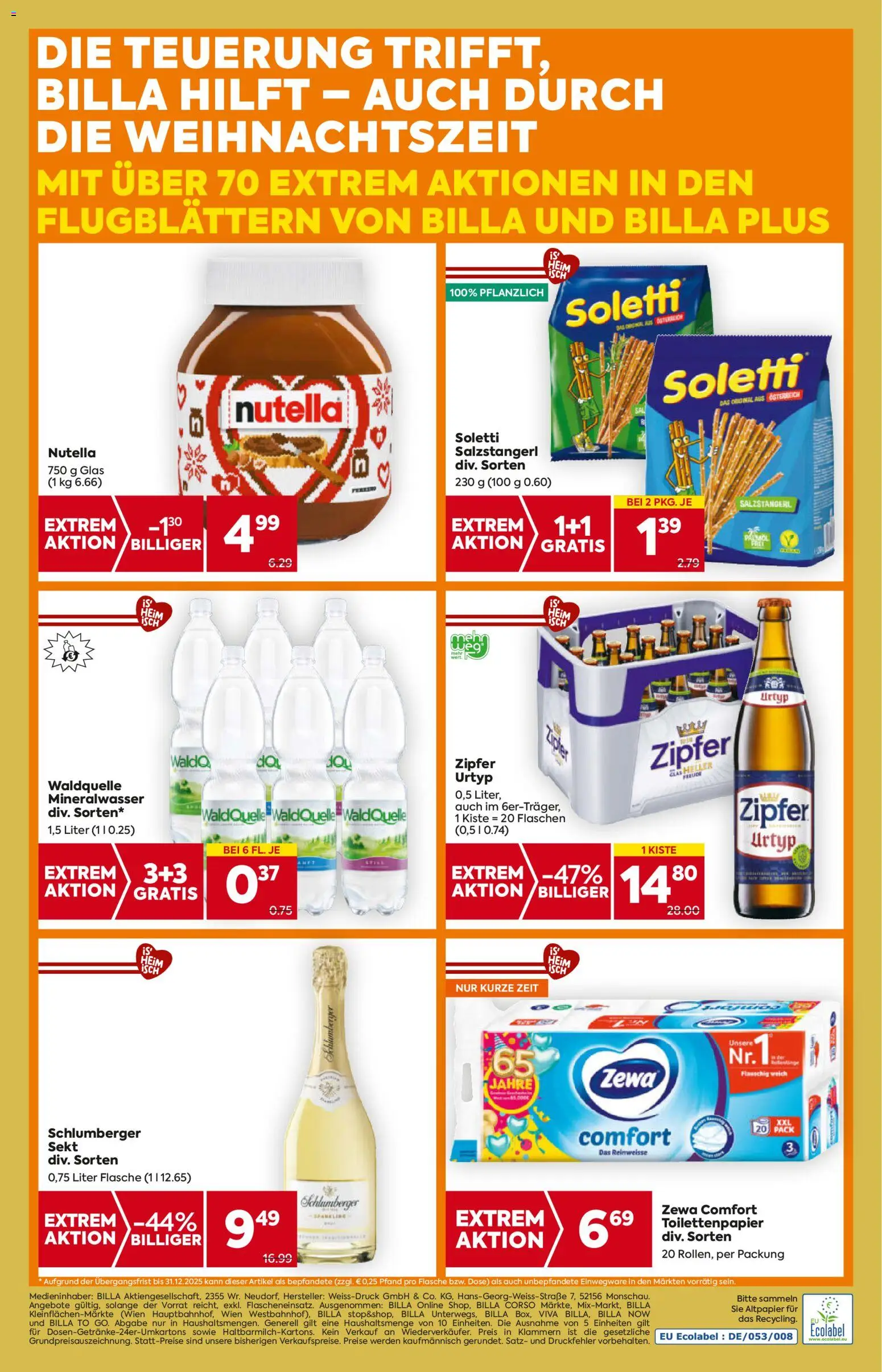 Billa Flugblatt - Tirol gültig ab 27.11.2025 | Seite: 20