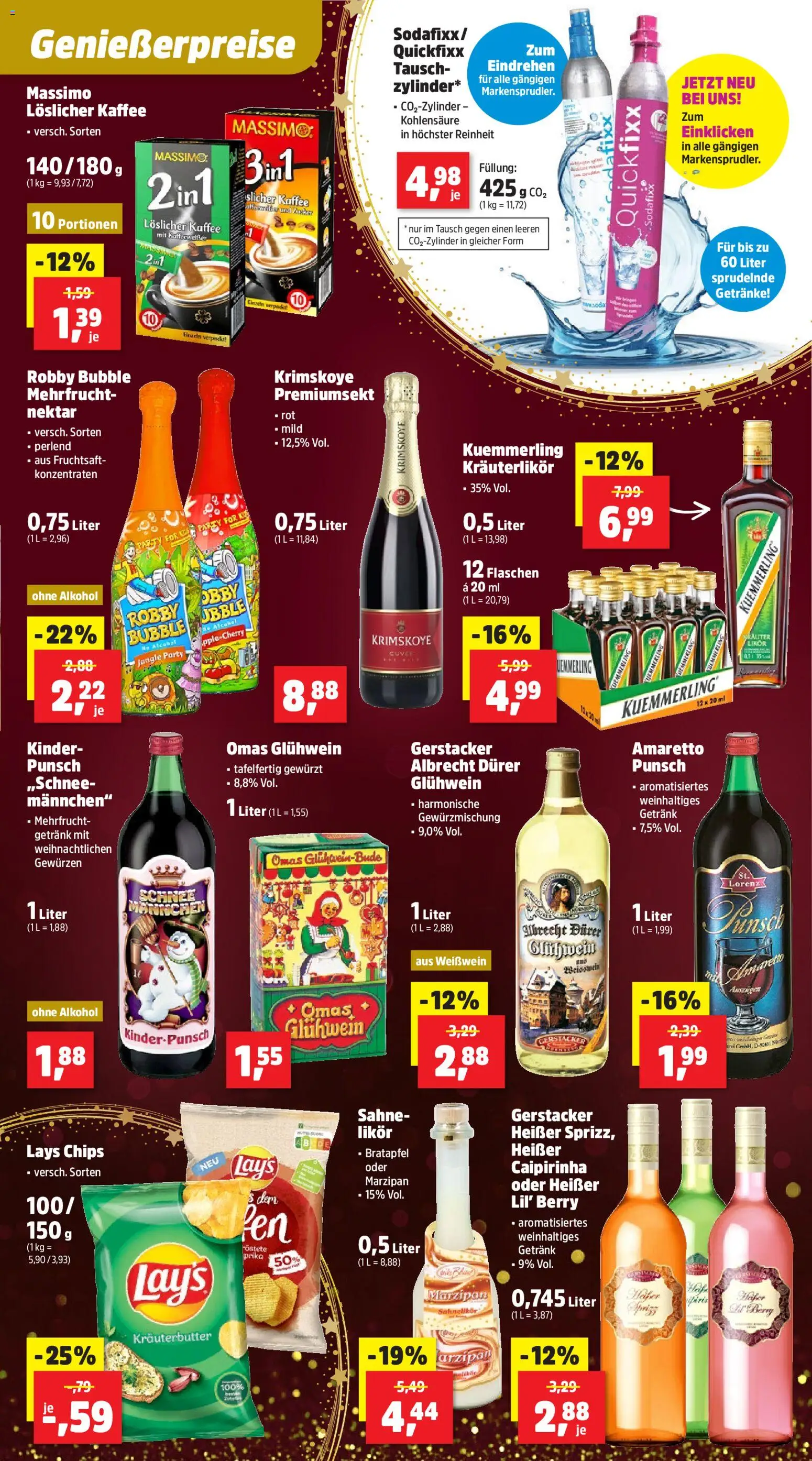 Thomas Philipps Prospekt – gültig ab 08.12.2025 | Seite: 21 | Produkte: Weißwein, Likör, Kuemmerling, Chips