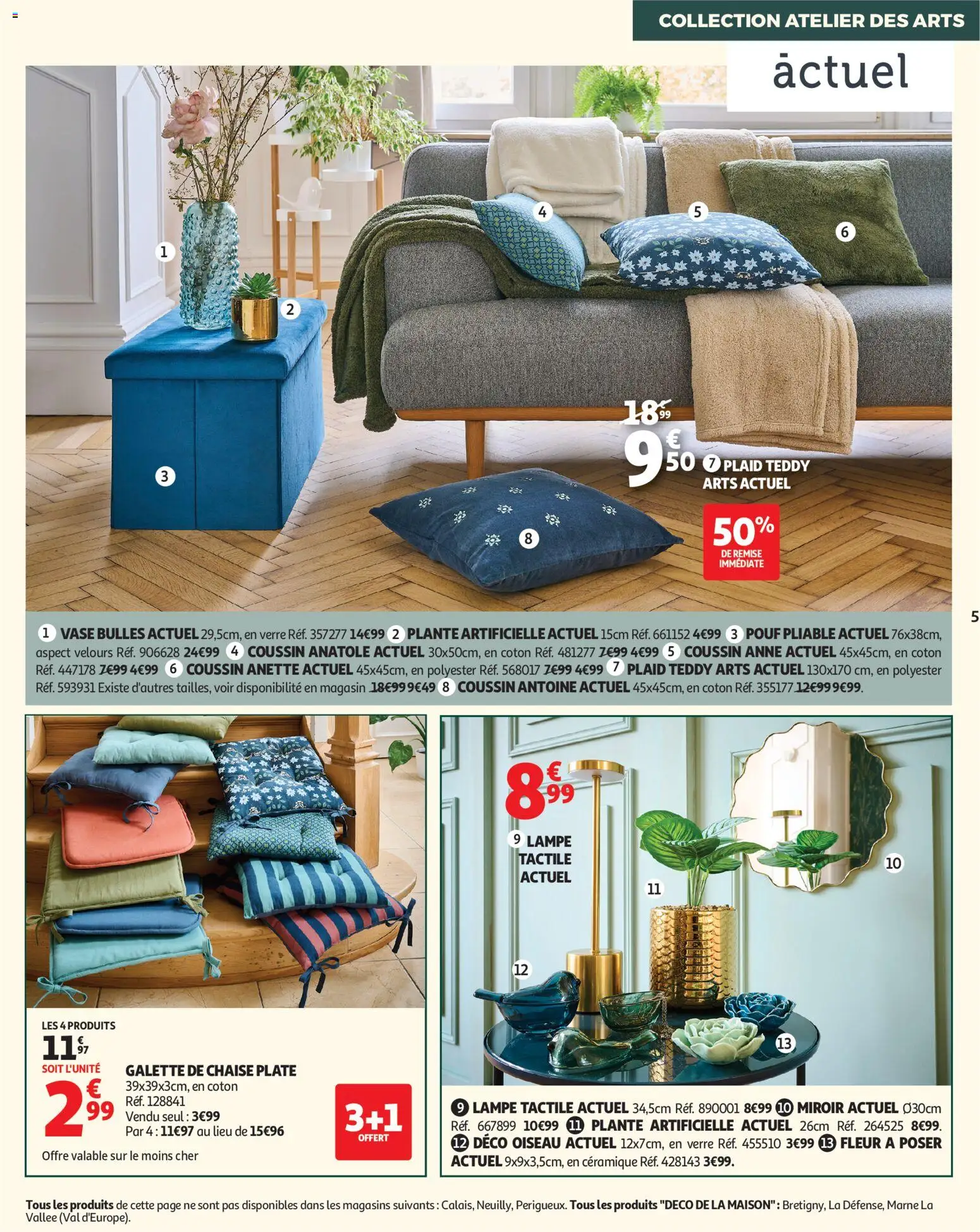 {H1} | Page: 5 | Produits: Coton, Vase, Lampe, Galette de chaise