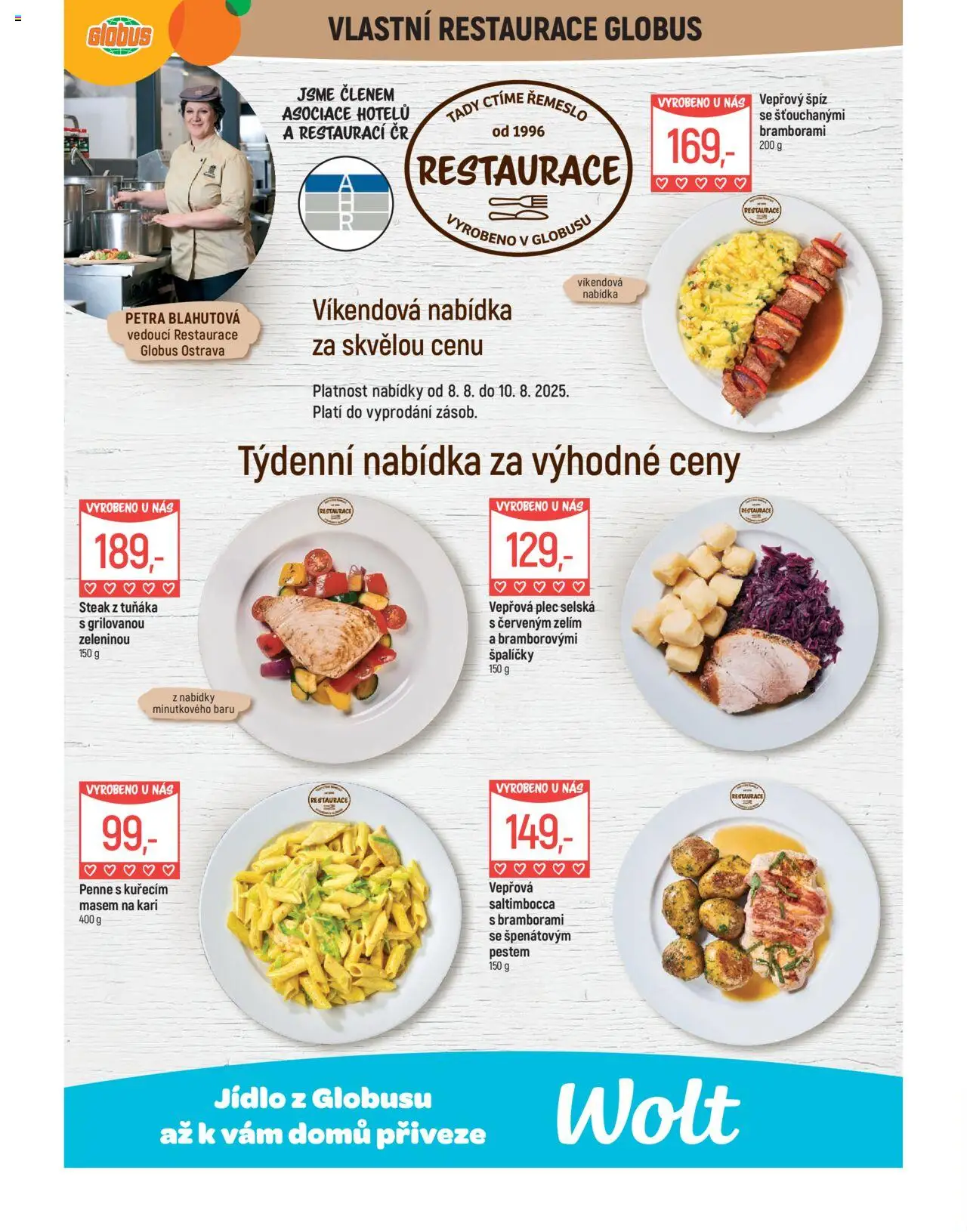Globus leták - Ostrava od 06.08.2025 | Strana: 7 | Produkty: Špíz, Globus, Steak, Vepřová plec