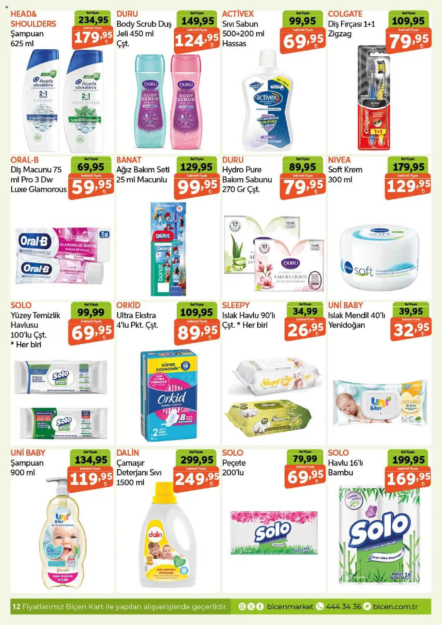 Biçen Market Katalog - 03.12.2025 tarihinden itibaren geçerlidir | Sayfa: 12 | Ürünler: Raf, Sabun, Duş jeli, Diş fırçası