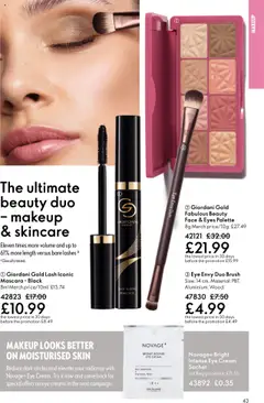 Preview of Oriflame - Offers valid from 22.10.2025 | Page: 43 | Products: Brush, Mascara, Cream