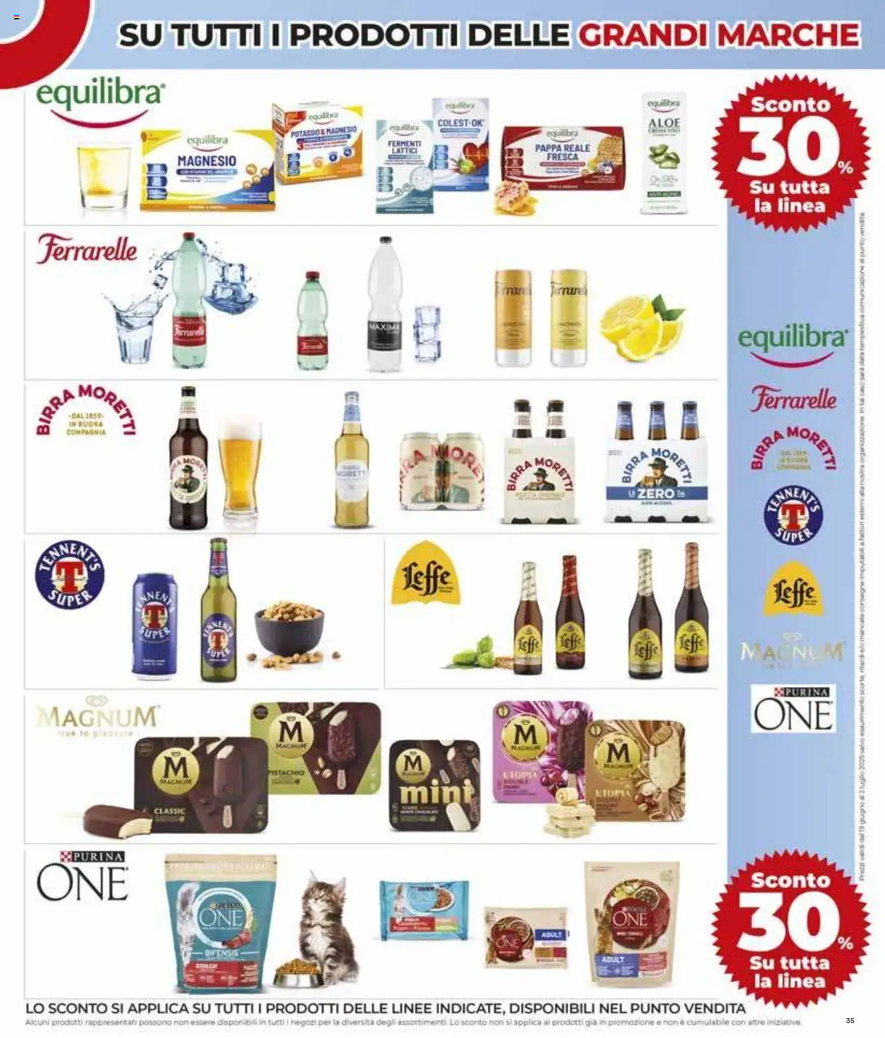 Volantino COOP del 12.06.2025 | Pagina: 35 | Prodotti: Tennent's, Birra, Birra Moretti, Ferrarelle