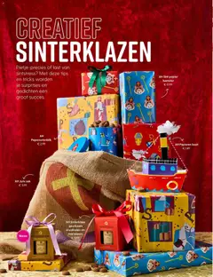 AH Sint papier hamster, Sint paper with hamster design. - Voorbeeld van een folder van Albert Heijn, geldig van 04.11.2025 | Pagina: 20