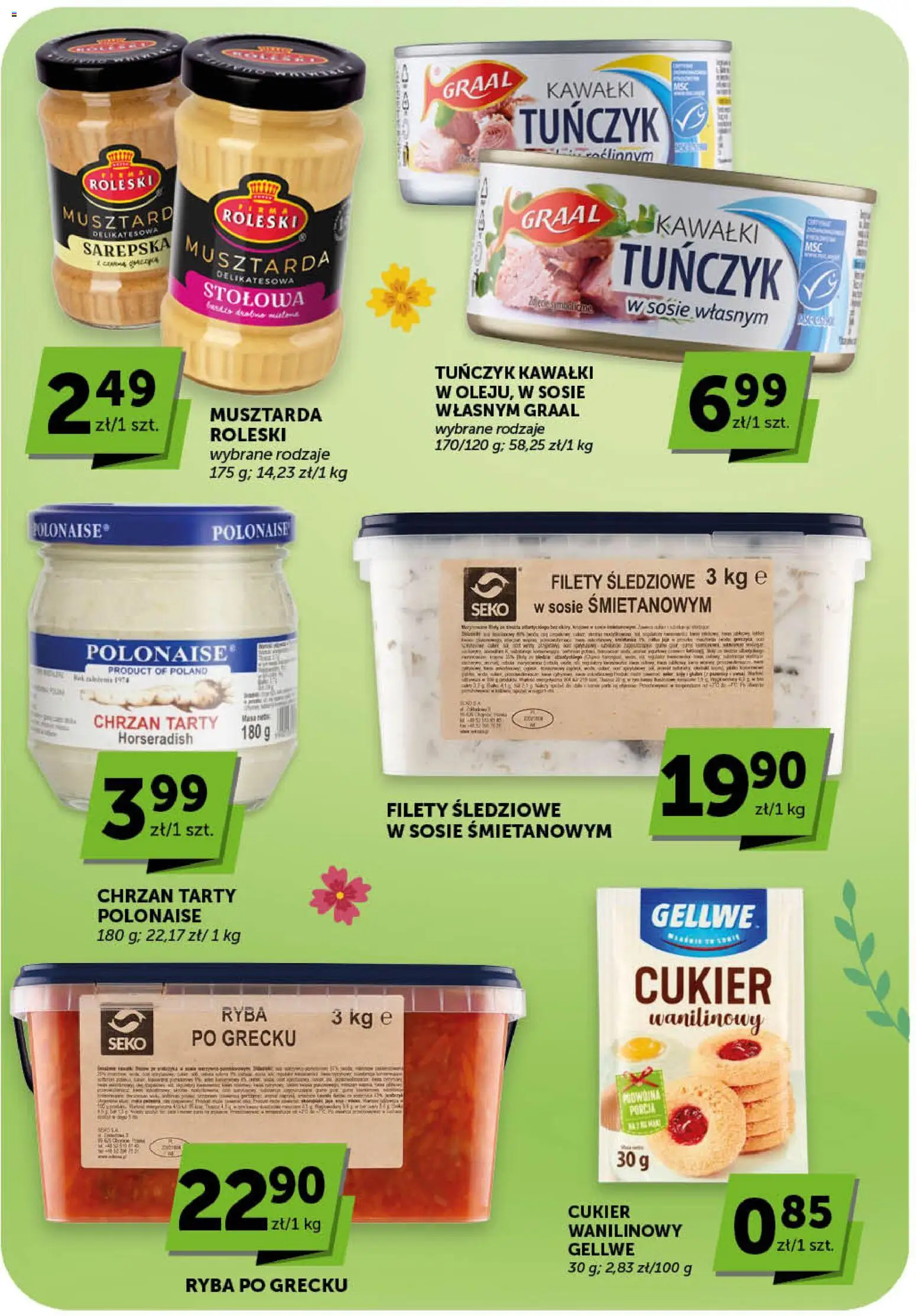 Euro Sklep gazetka od 02.04.2026 | Strona: 26 | Produkty: Tuńczyk, Ryba po grecku, Musztarda, Cukier