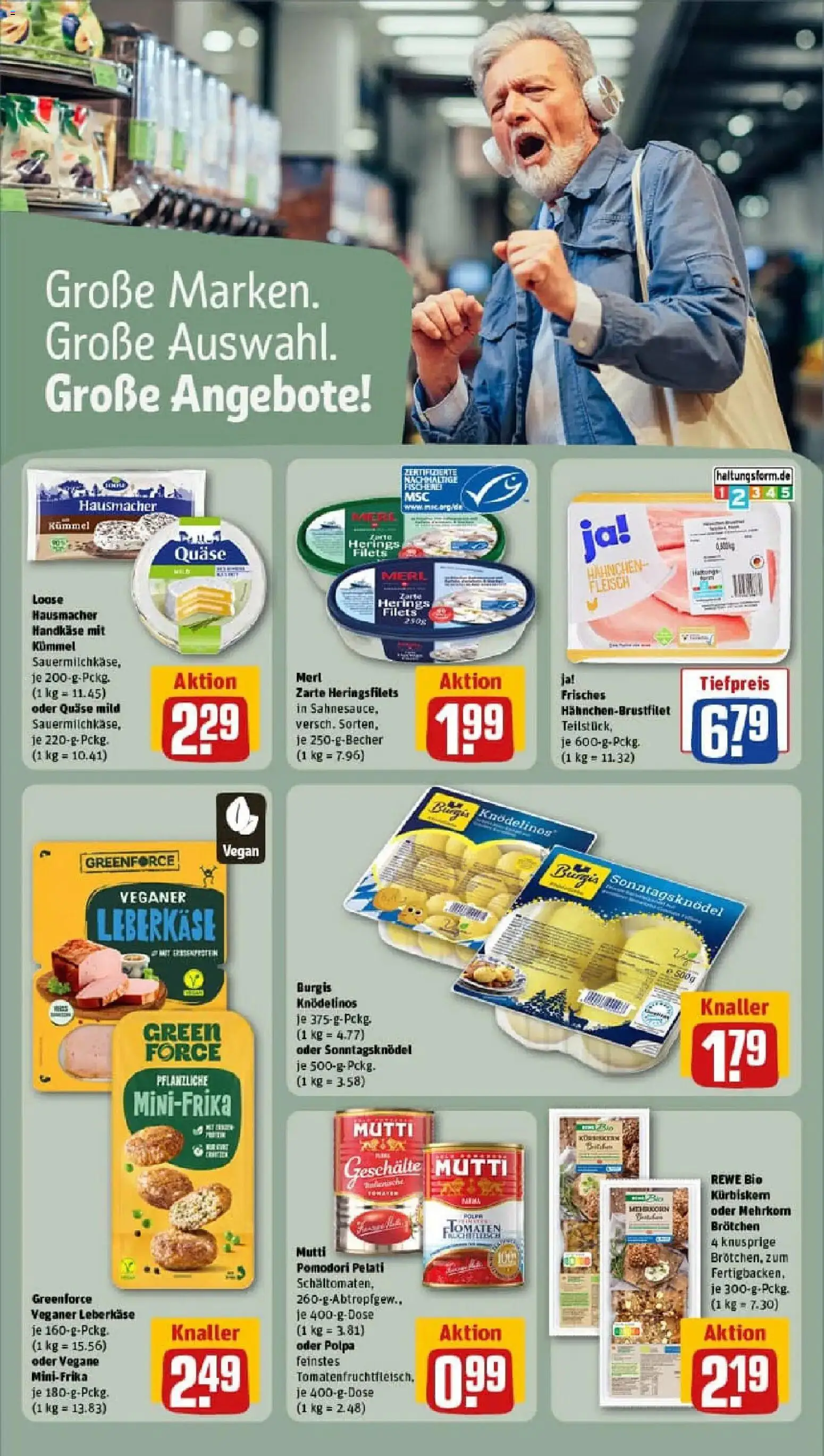 Rewe prospekt Duisburg / Wanheimerort	 – gültig ab 17.11.2025 | Seite: 17 | Produkte: Hahnchen, Fleisch, Leberkase