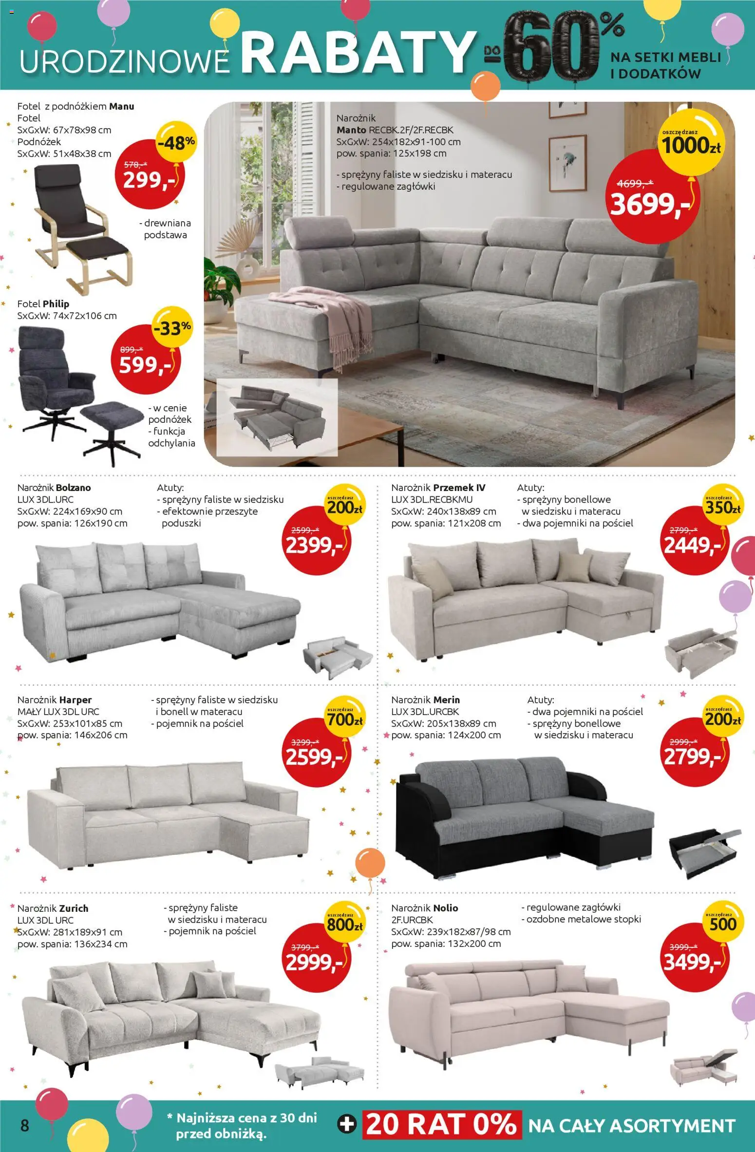 Black Red White promocje od 02.03.2026 | Strona: 8 | Produkty: Pościel, Fotel