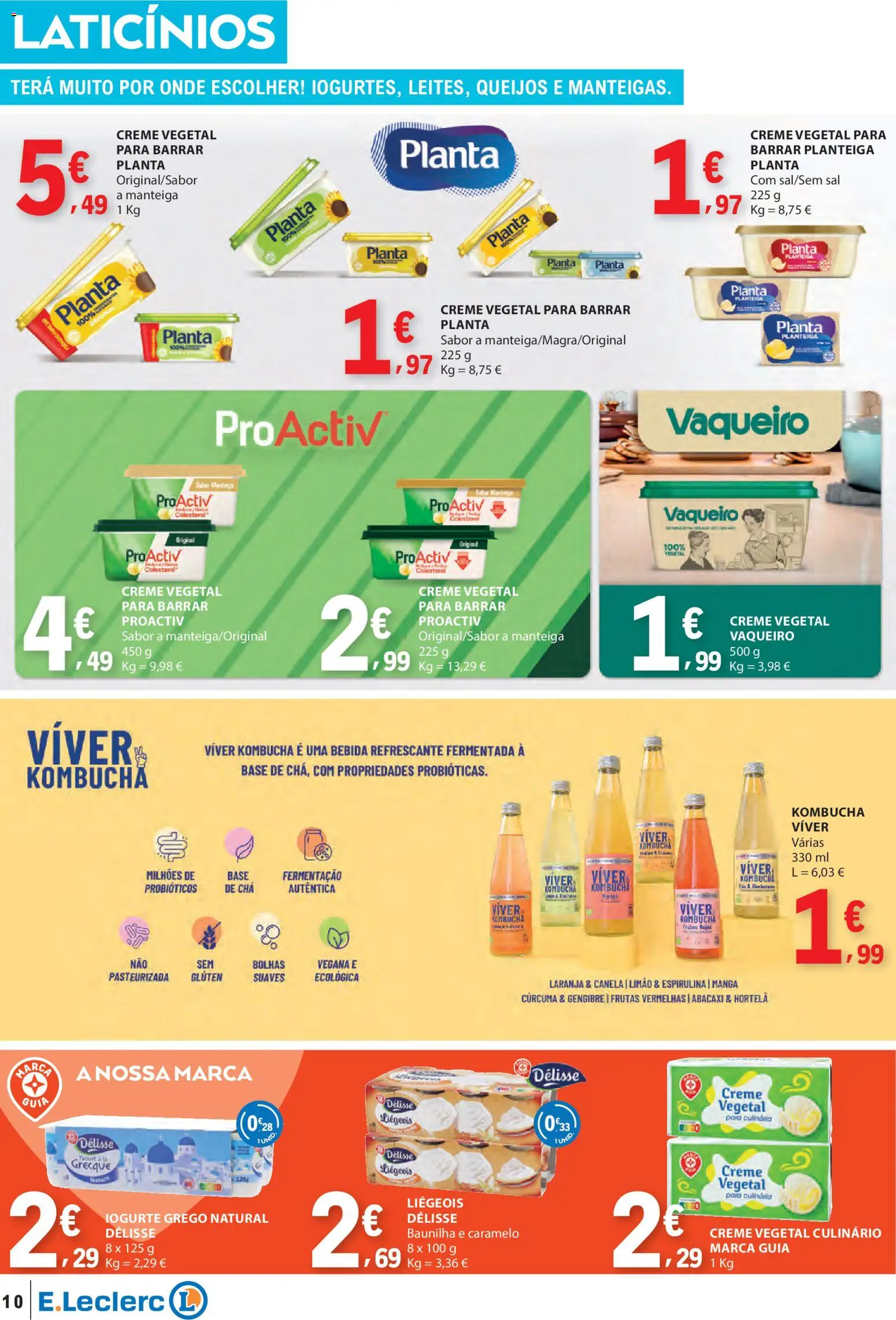 E.Leclerc folheto │ válido de 12.03.2026 | Página: 10 | Produtos: Curcuma, Hortelã, Base, Chá
