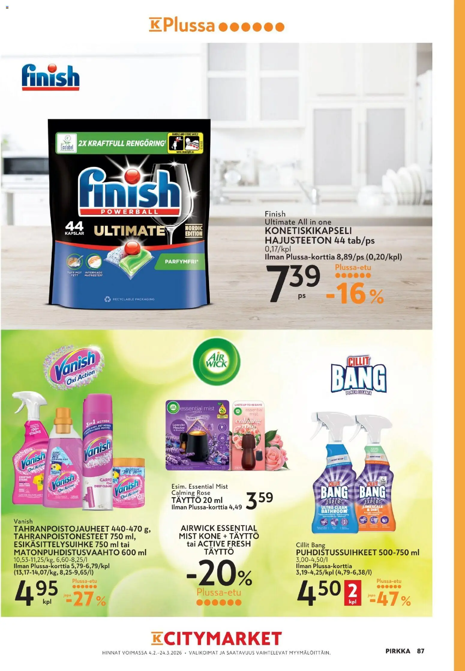K-Market - Pirkka – voimassa 04.02.2026 alkaen | Sivu: 87