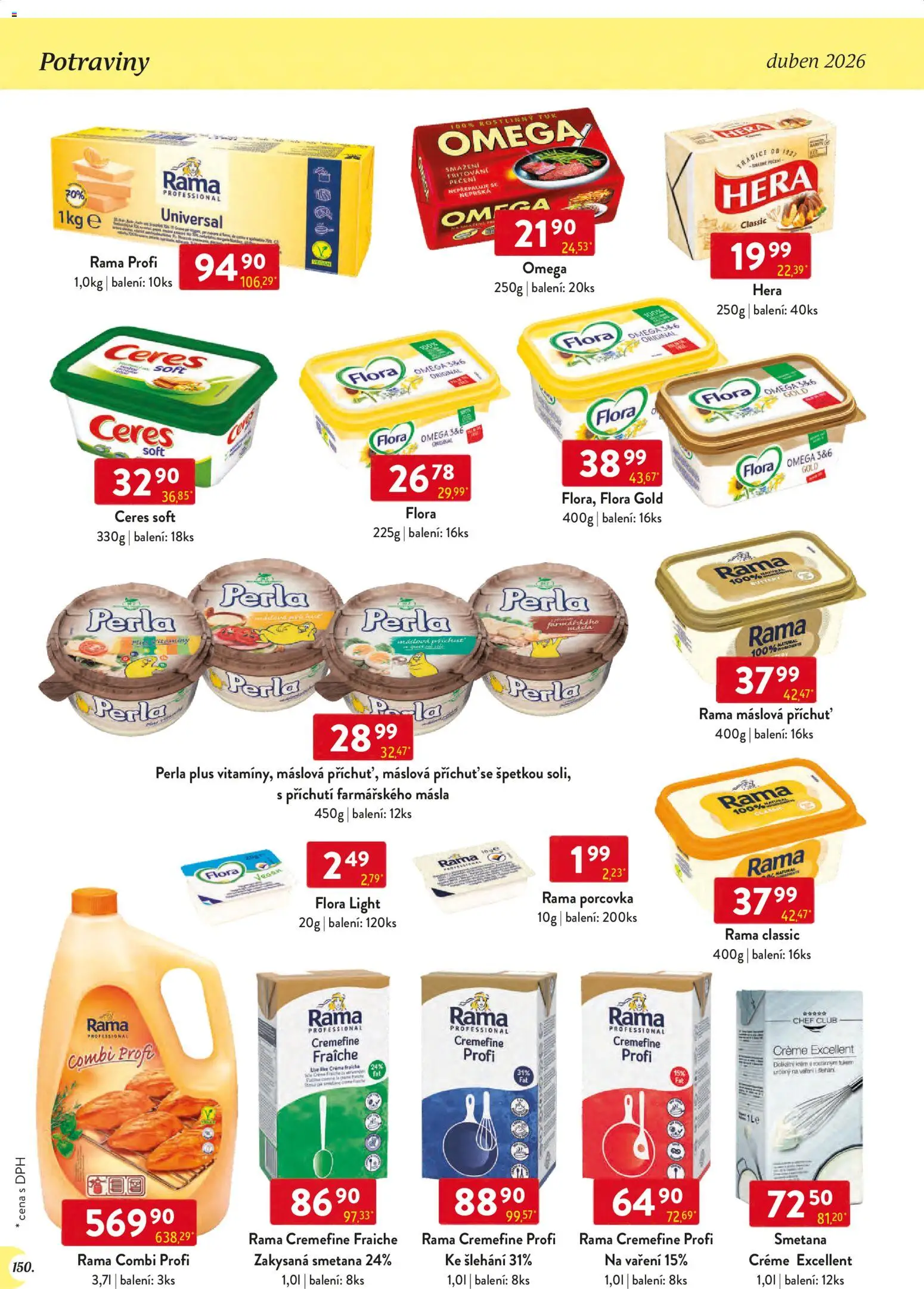 Astur & Qanto leták - Velkoobchod 04/2026 od 01.04.2026 | Strana: 150 | Produkty: Flora Light, Hera, Omega, Flora