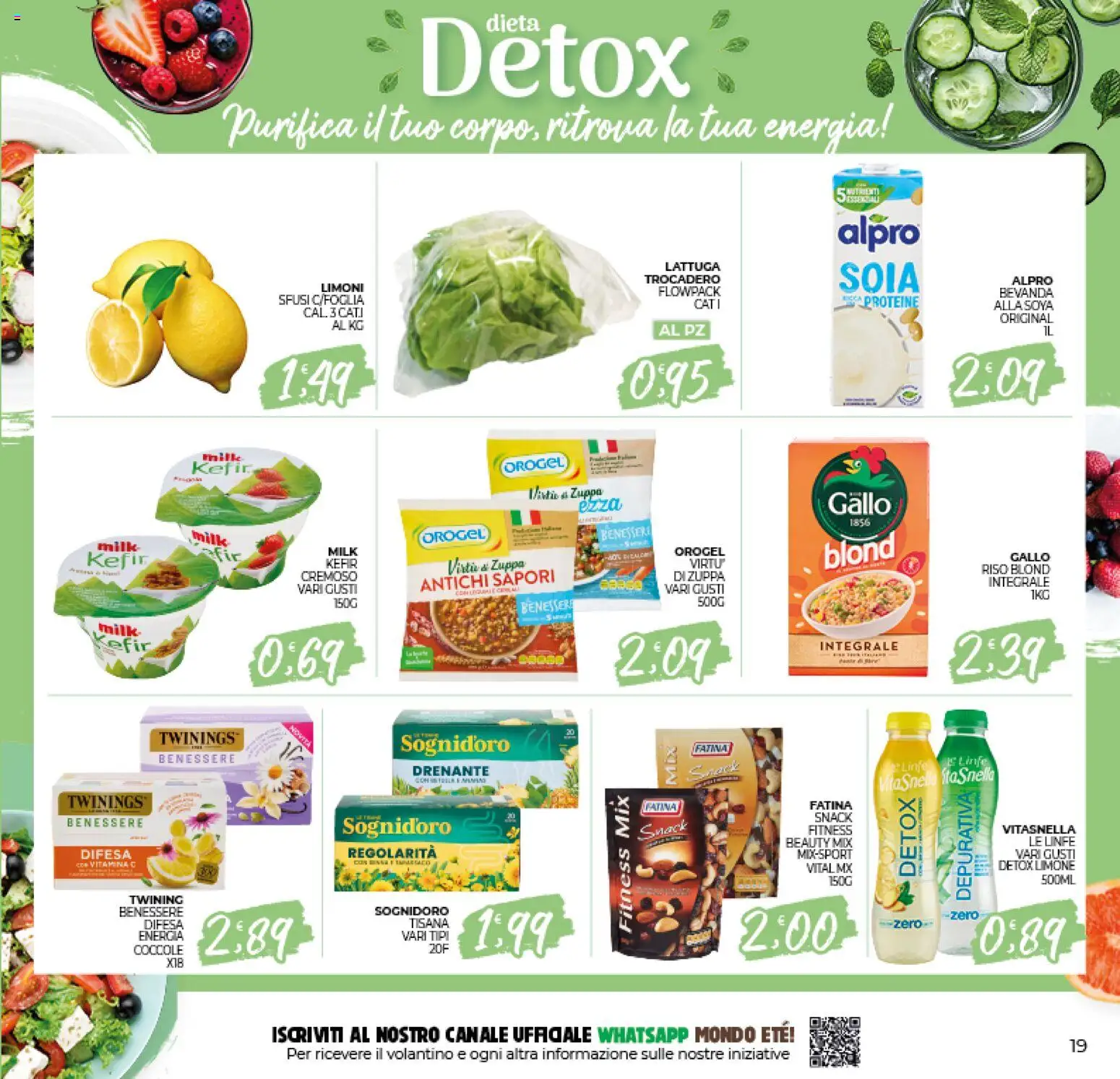 Volantino Eté del 16.01.2026 | Pagina: 19 | Prodotti: Riso, Limone, Lattuga