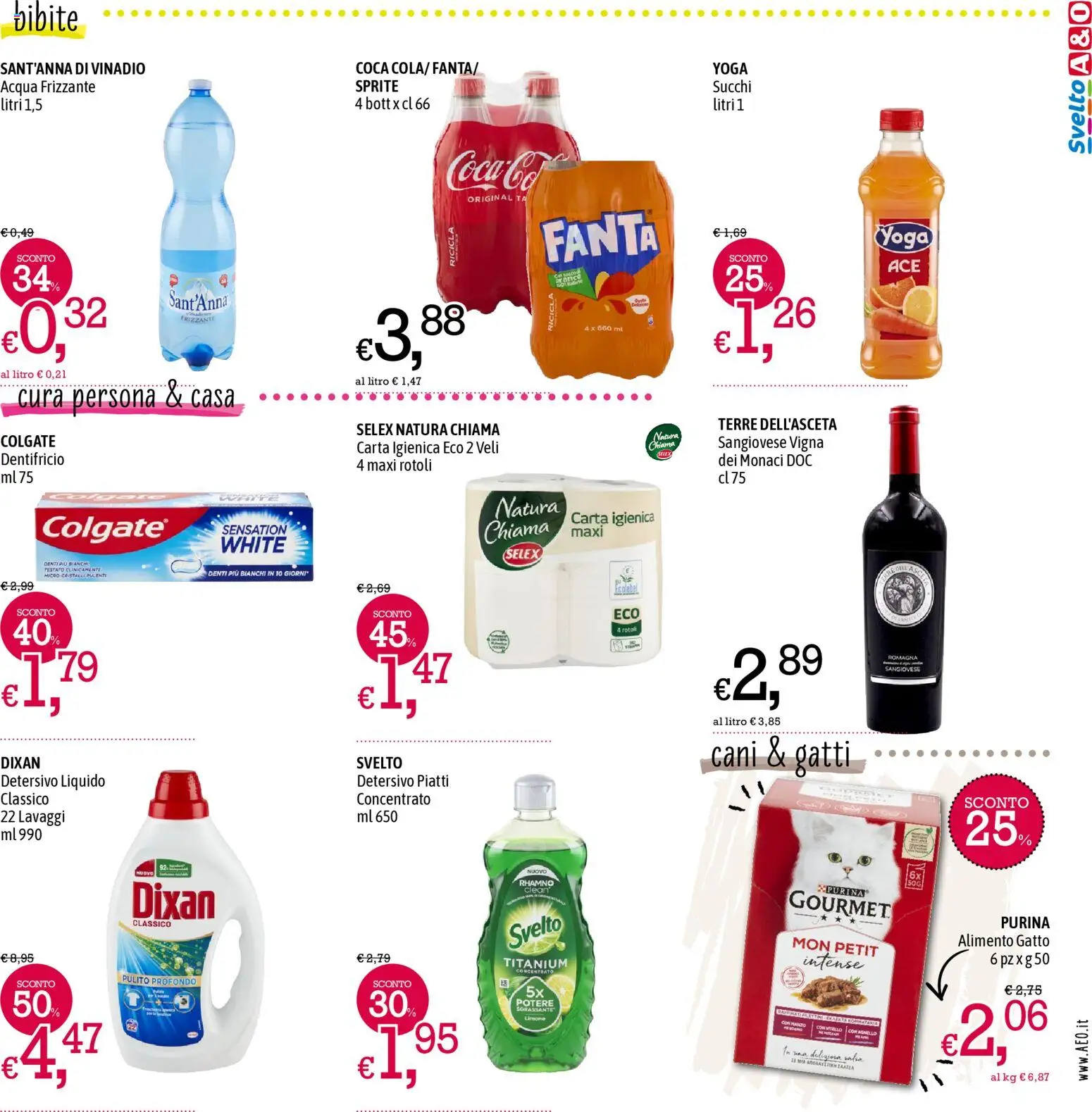 Volantino A&O del 08.01.2026 | Pagina: 7 | Prodotti: Manzo, Acqua, Limone, Fanta