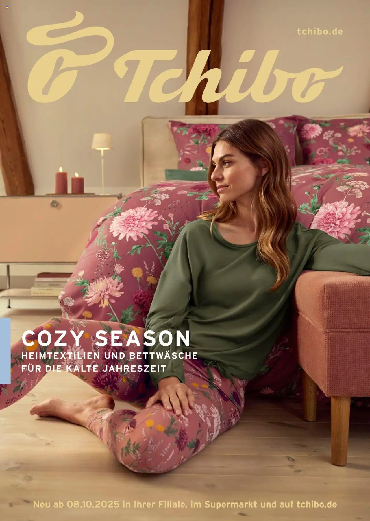 Prospekt Tchibo Cozy season – gültig ab 08.10.2025 | Seite: 1 | Produkte: Bettwäsche