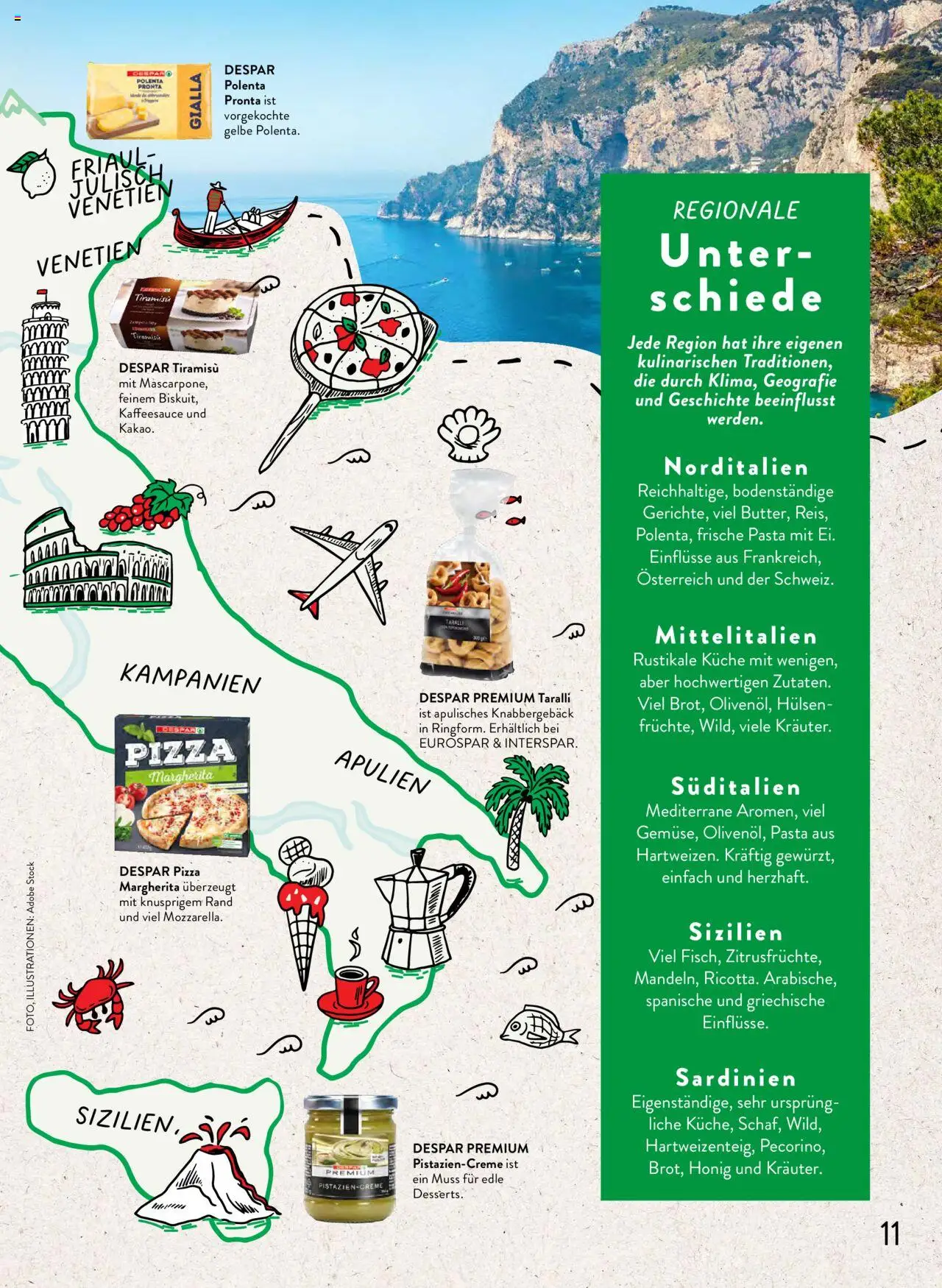 Spar Mahlzeit! Magazin gültig ab 01.07.2025 | Seite: 11 | Produkte: Pasta, Pizza
