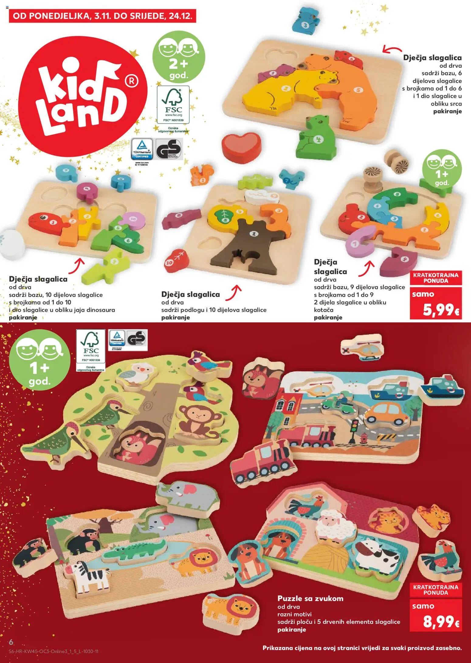 Kaufland katalog | vrijedi od 03.11.2025 | Stranica: 6 | Proizvodi: Jaja