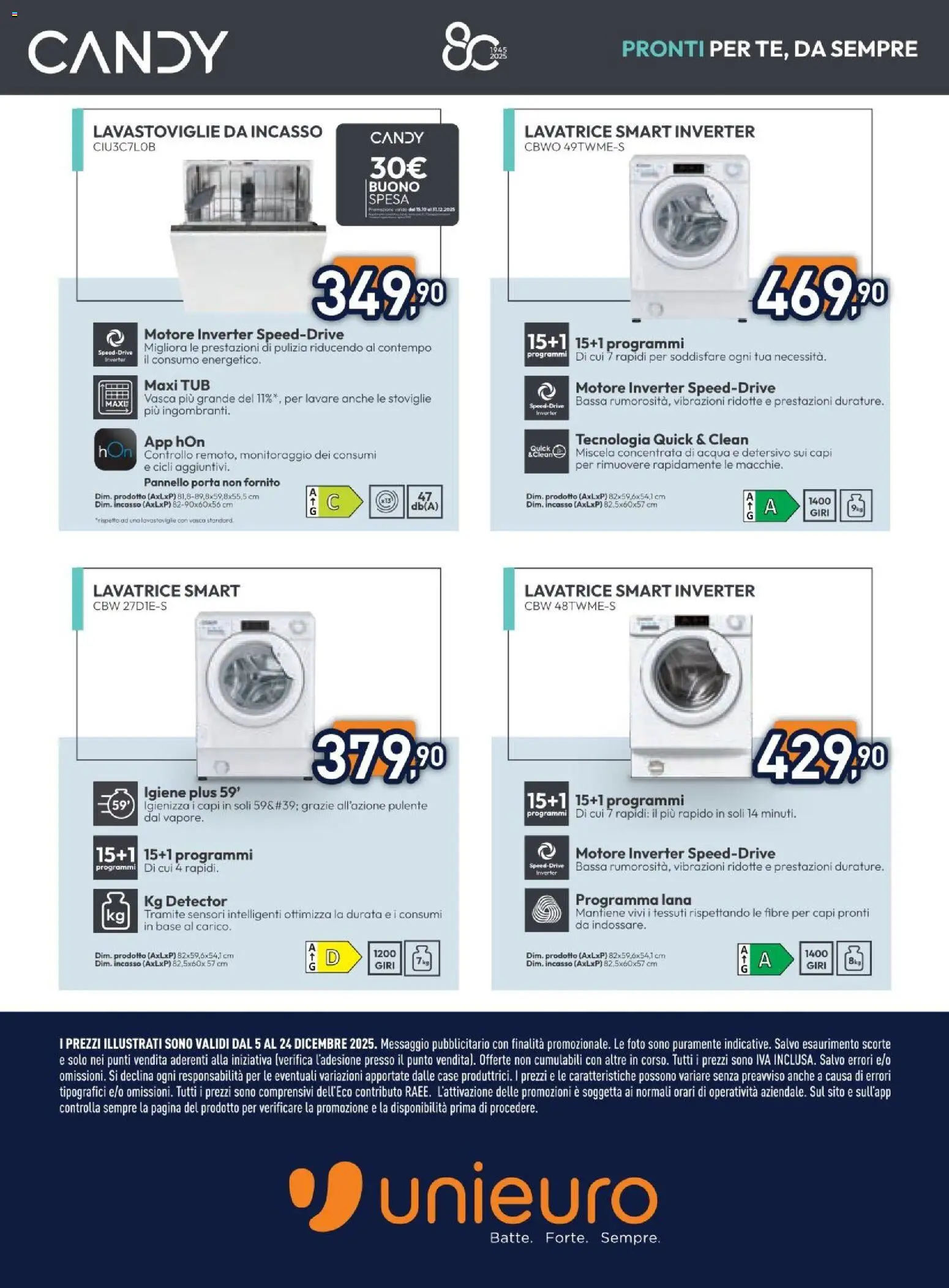 Volantino Unieuro del 05.12.2025 | Pagina: 8