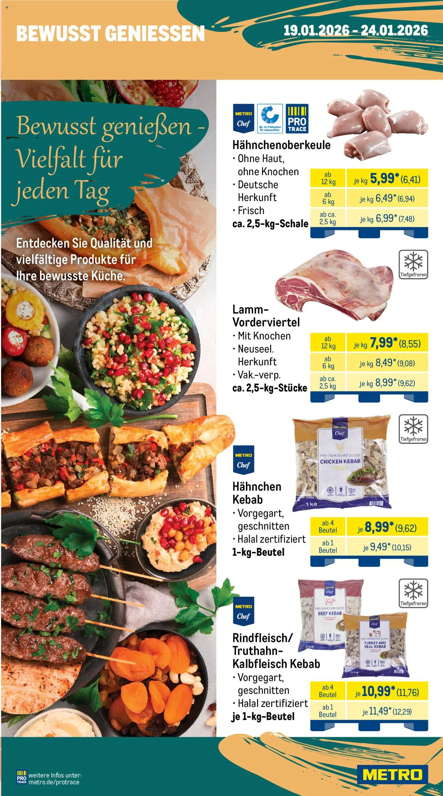Metro Prospekt 	 – gültig ab 19.01.2026 | Seite: 5 | Produkte: Hahnchen