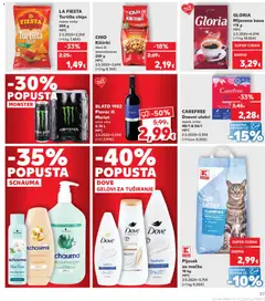 LA FIESTA Tortilla chips, razne vrste 200 g - Pregled kataloga iz trgovine Kaufland, vrijedi od 04.02.2026 | Stranica: 37 | Proizvodi: Monster Energy, Mljevena kava, Kava, Crno vino