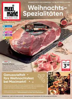 Maximarkt Weihnachtsspezialitäte ab 11.12.2025 gültig