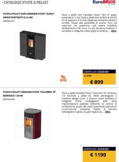 Anteprima del volantino Eurobrico Stufe a Pellet catalogo valido a partire dal 23.07.2025 | Pagina: 12 | Prodotti: Pellet, Stufa a pellet, Stufa
