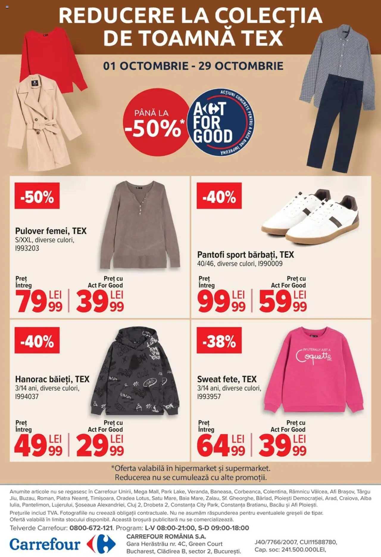 Noul catalog Carrefour – valabil de la 01.10.2025 | Pagină: 63 | Produse: Aloe vera, Șosete, Ghete