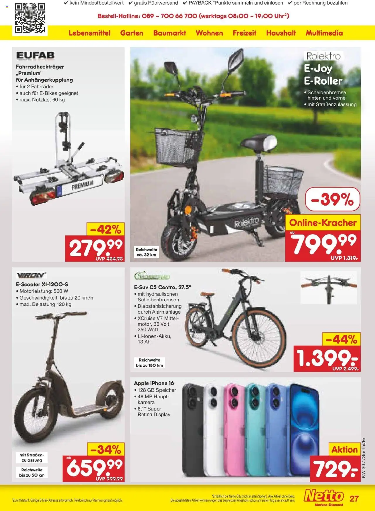 Netto Marken-Discount prospekt Jena-Lobeda	 - gültig ab dem 21.07.2025 | Seite: 39 | Produkte: Kamera, Iphone, Apple