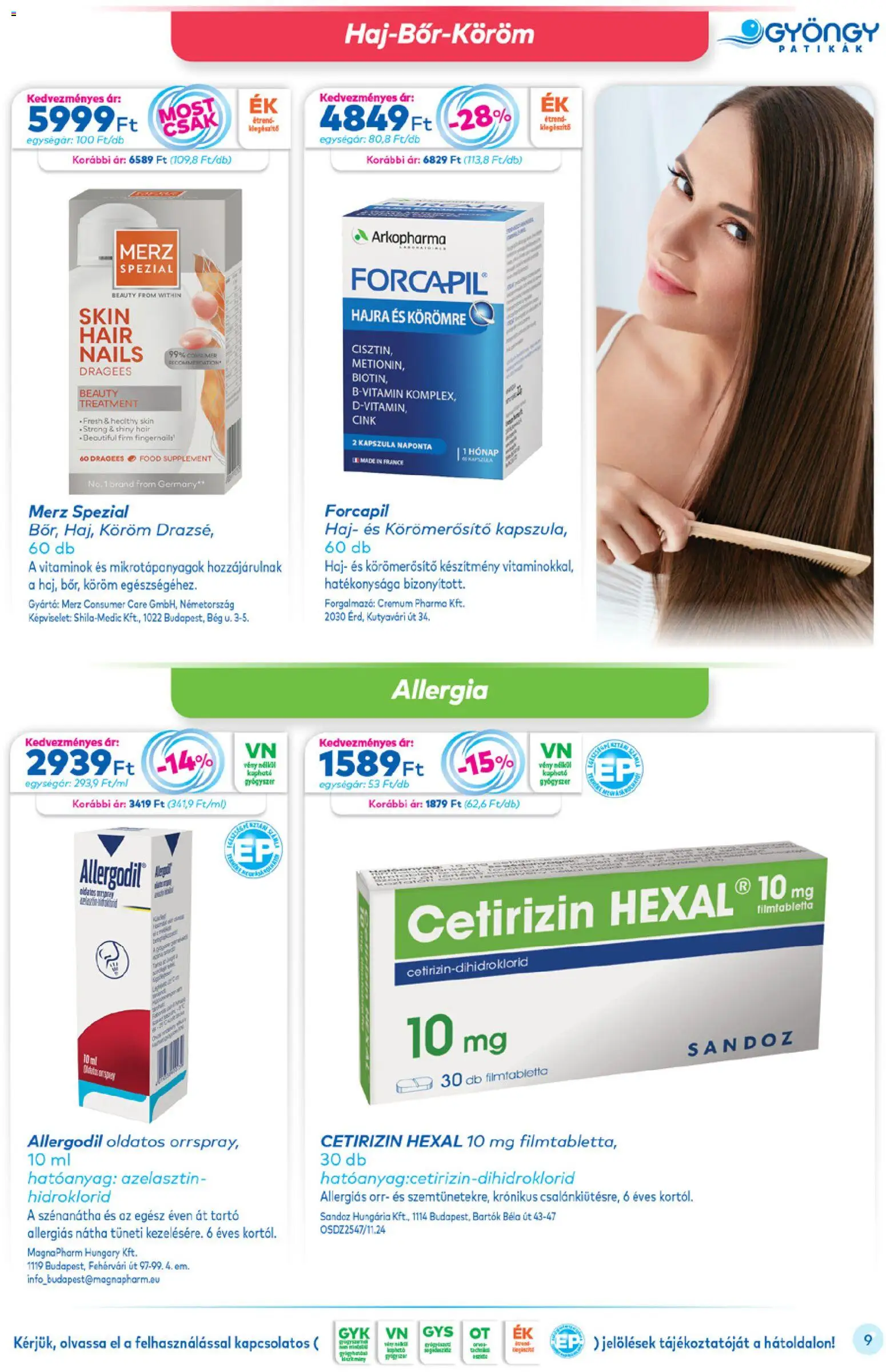 Gyöngy Patikák akciós ujság - amely érvényes a következő dátumtól: 01.03.2026 | Oldal: 9