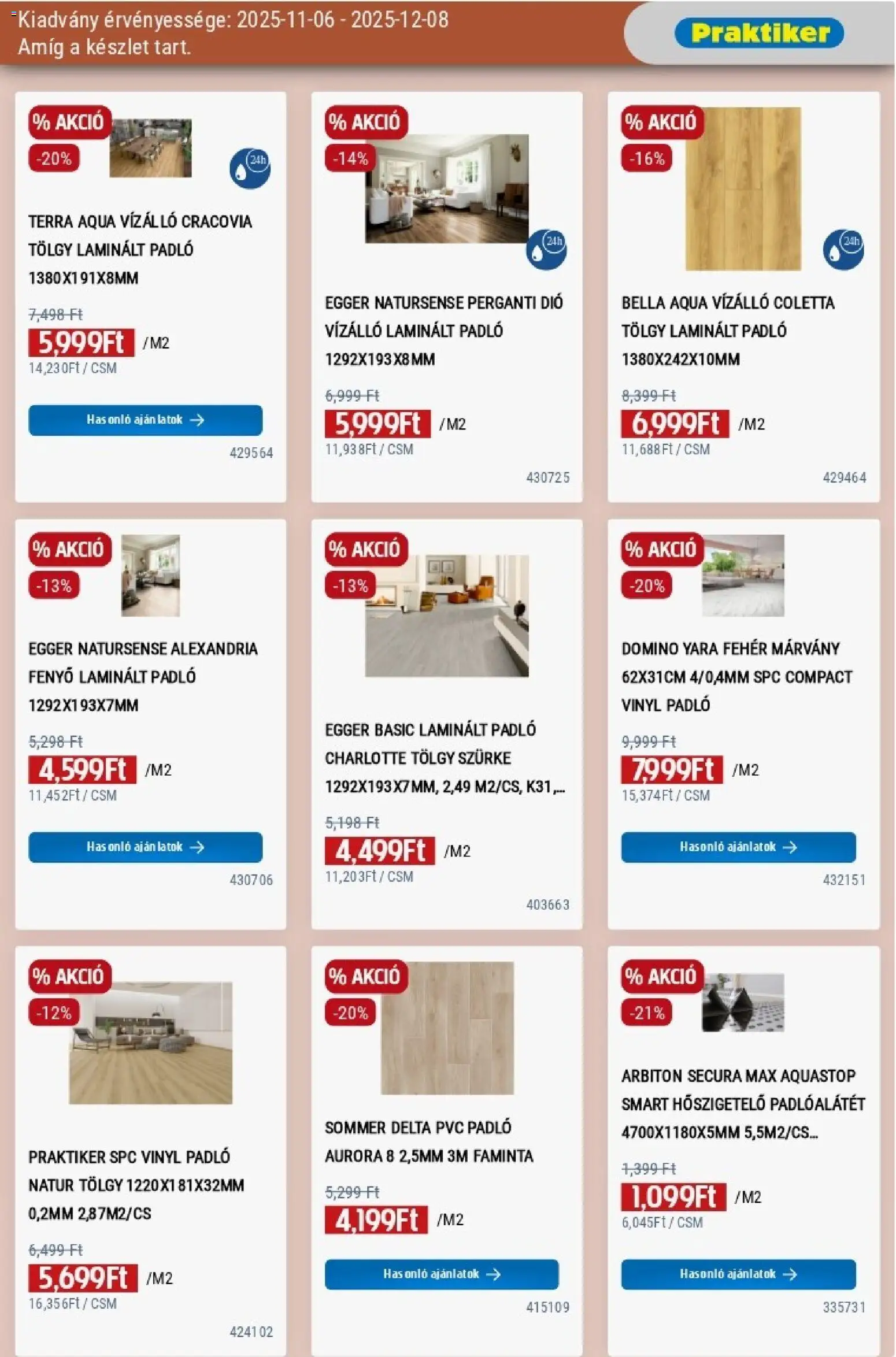 Praktiker akciós ujság - amely érvényes a következő dátumtól: 06.11.2025 | Oldal: 19