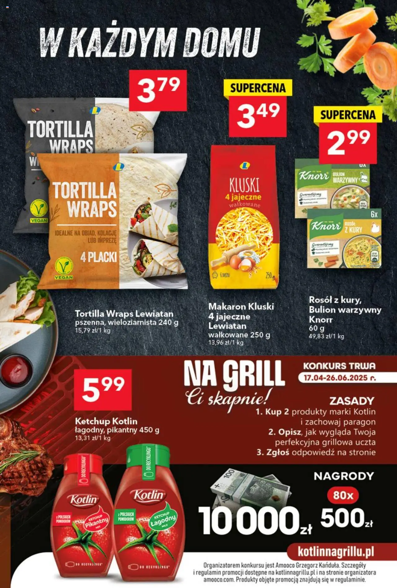 Lewiatan gazetka od 05.06.2025 | Strona: 7 | Produkty: Ketchup, Grill, Bulion warzywny, Makaron