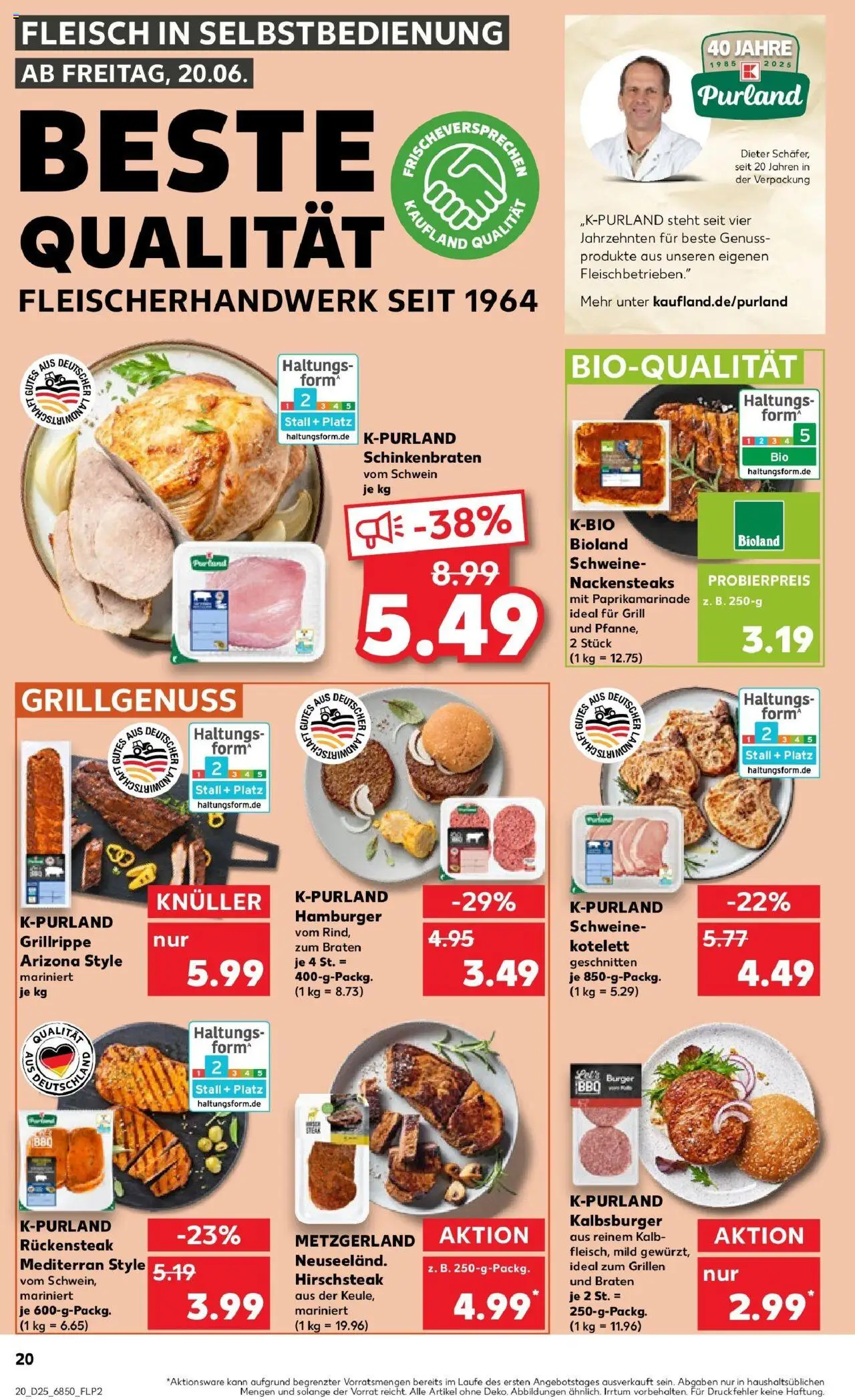Kaufland prospekt Kaufbeuren	 - gültig ab dem 22.06.2025 | Seite: 33 | Produkte: Nackensteaks, Grill, Burger, Steak